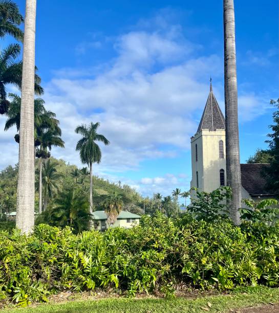 istock Church steeple, in Hana Maui 1483425309