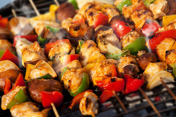 istock BBQ barbecuing skewers kebab 148343961