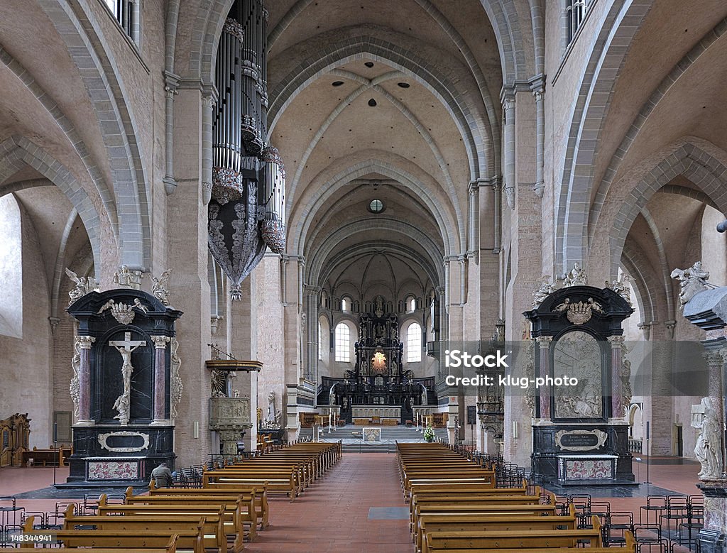 Innenansicht des Trier Kathedrale, Deutschland - Lizenzfrei Alt Stock-Foto