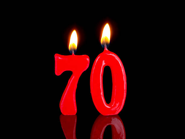 istock Anniversary-birthday  candles. Nr.70 148344993