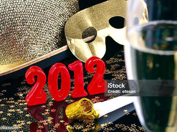 Véspera De Ano Novo Festa - Fotografias de stock e mais imagens de 2012 - 2012, Aniversário especial, Bebida Alcoólica