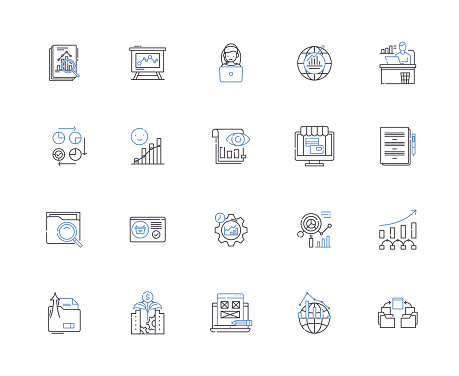 Database line icons collection. Database, DBMS, RDBMS, SQL, Oracle, MongoDB, Cloud vector and linear illustration. Table, Index, Query outline signs set