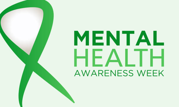 istock National mental health awareness week. May is mental health awareness week. Vector template for banner, greeting card, poster with background. Vector illustration. 1483453872