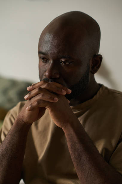 istock African American man thinking about something 1483467560