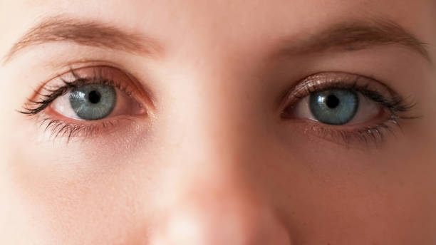 istock Eyes closeup vision eyesight woman face sad look 1483472348