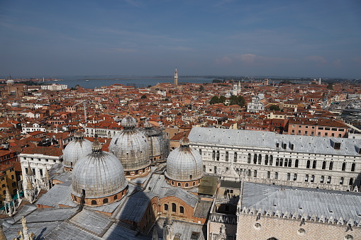 Beautiful panoramic view of Venice