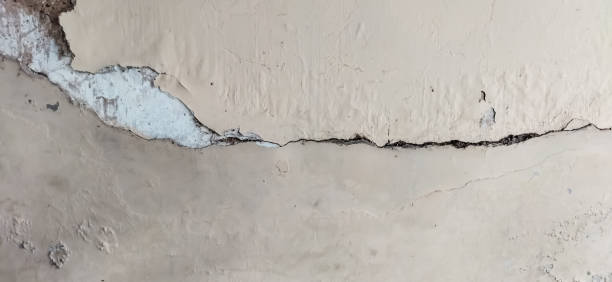 istock Crack concrete wall texture background. 1483481235