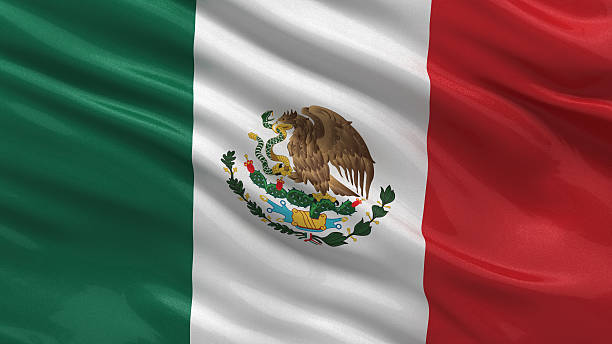 флаг мексики - latin america mexican flag mexico mexican culture стоковые фото и изображения