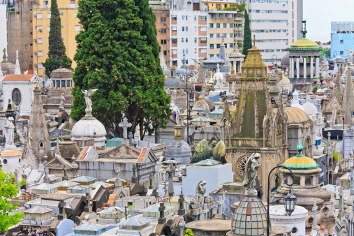 Recoleta Cemetery from above