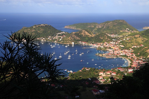 Guadeloupe landscape - Les Saintes islands. Terre de Haut bay. Best places of the Caribbean.