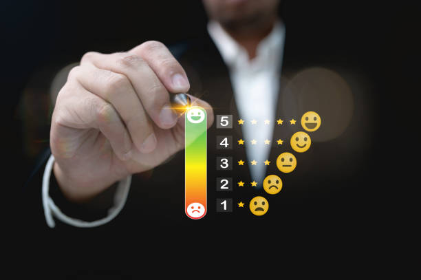 Customer review satisfaction feedback survey concept