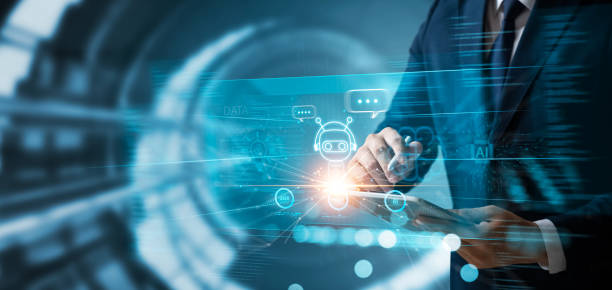istock AI technology, AI chatbots communicate and answer questions with business people, artificial intelligence solves problems and assists human decision-making for users to achieve intelligent results. 1483501462