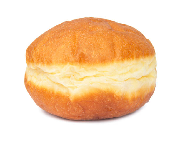 istock Berliner doughnut isolated on the white background 1483508657
