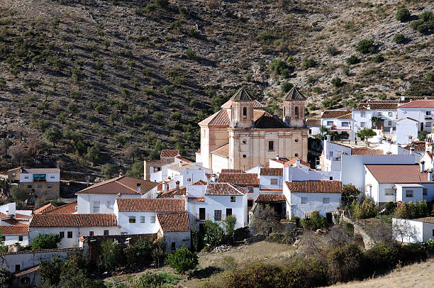 istock White village, Alpandeire, Spain. 148350996