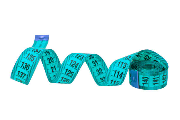 istock Colorful and bright tape measuring isolated on a white background 1483516004
