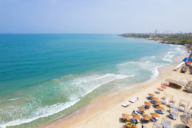 istock Paradisiac caribbean beach in Colombia. Empty beach 1483523915