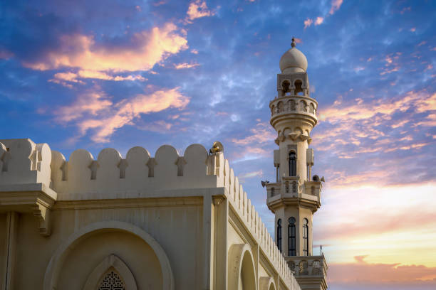 istock Minaret in Shaikh Isa bin Ali Mosque in Al Muharraq, Bahrain, Middle East 1483528824