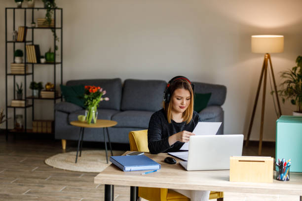 istock Professional nutritionist video chatting with a client via laptop when recommending them a meal plan 1483532763