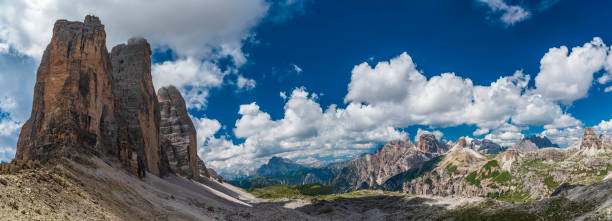 istock Panorama of the Three Peaks of Lavaredo. 1483560209