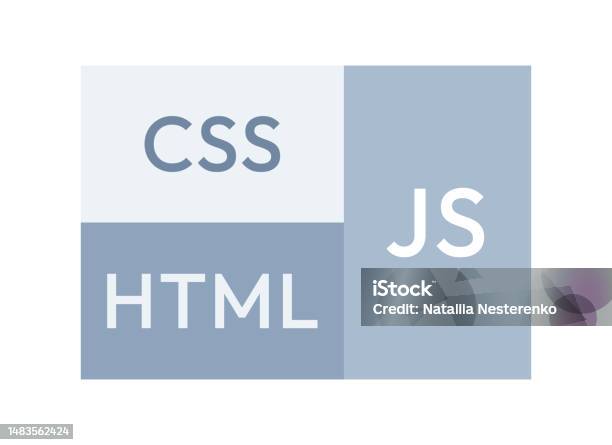 Programming Languages For Website Building Semi Flat Color Vector ...