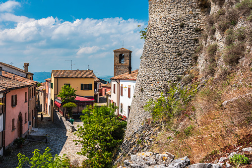 Historic village of Verucchio. Pearl of the Romagna Apennines.