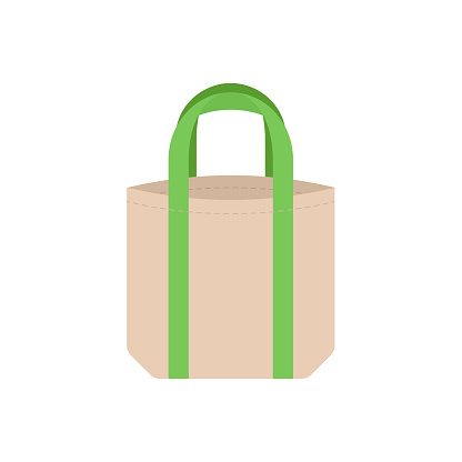 Cloth bag vector, International plastic bag free day related