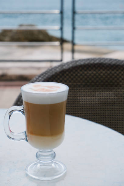 istock cup of the morning latte coffee on the table 1483576011