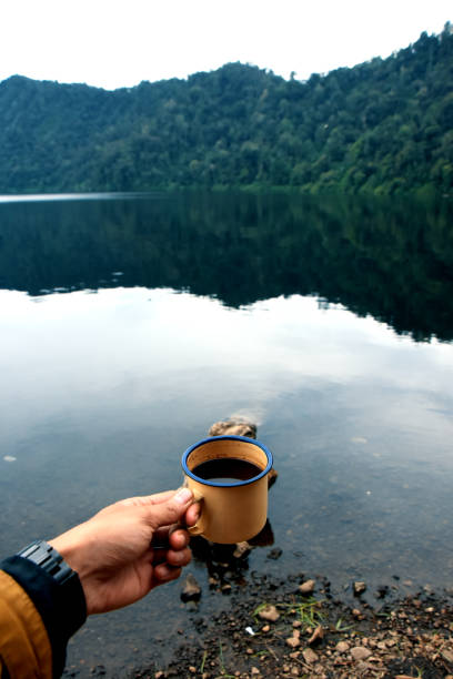 istock Lake and black coffee 1483591315