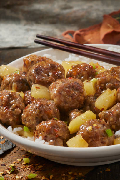 istock Sweet and Sour Pork Meatballs 1483628826