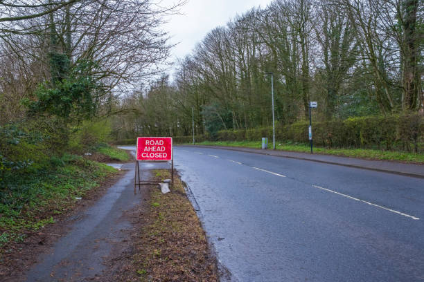 istock A Red Road Ahead Closed Sign 1483630599