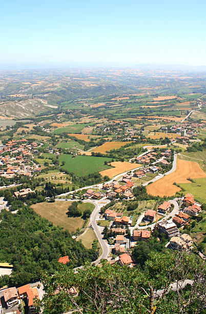 istock Beautiful Italian landscape. View from San Marino 148363915