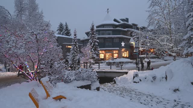 Whistler Village in Winter
