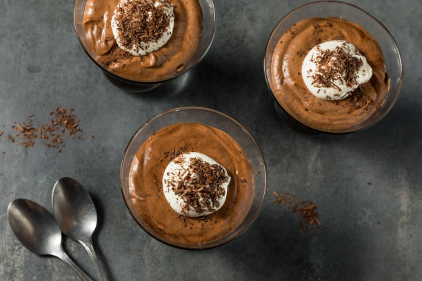 istock Sweet Rich Chocolate Mousse Dessert 1483663586