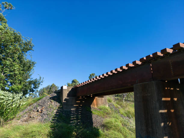 istock Old railway track in country Australia 1483689167