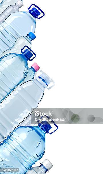 Bottles Of Wate Stock Photo - Download Image Now - Blue, Bottle, Carbonated