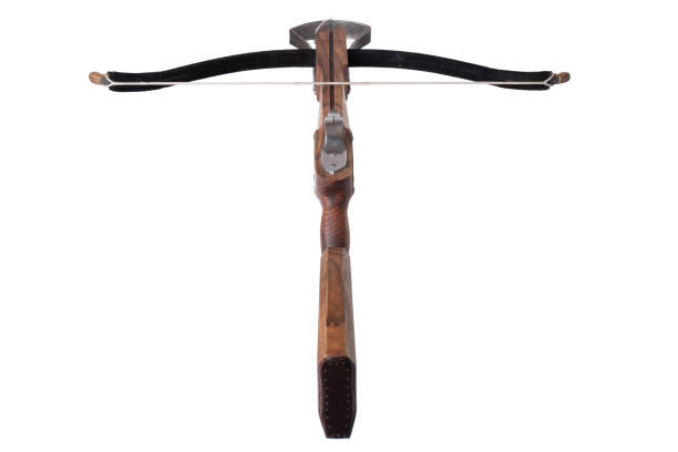 istock vintage modern crossbow isolated on white 1483695184