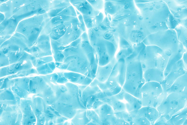 istock blue water wave abstract, natural ripple and bubble texture, gel soap, background photography 1483698565