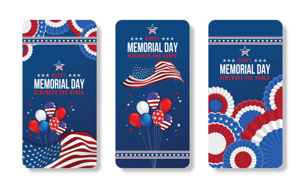 Memorial day. Remember and honor. Vector illustration. mobile phone american flag illustration for america united states national day 4th july. Memorial day. Remember and honor. Vector illustration. mobile phone american flag illustration for america united states national day 4th july. military funeral stock illustrations