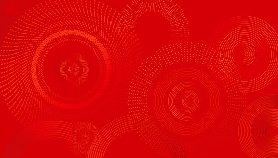 Futuristic background with concentric circles
