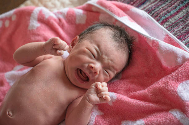 istock Cute japanese baby with mother 1483722437