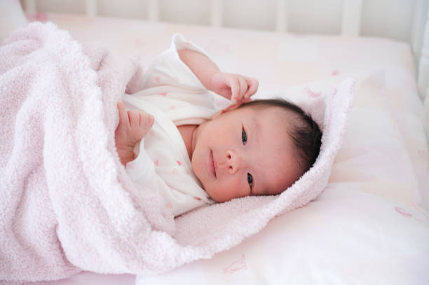 istock Cute japanese baby with mother 1483722493