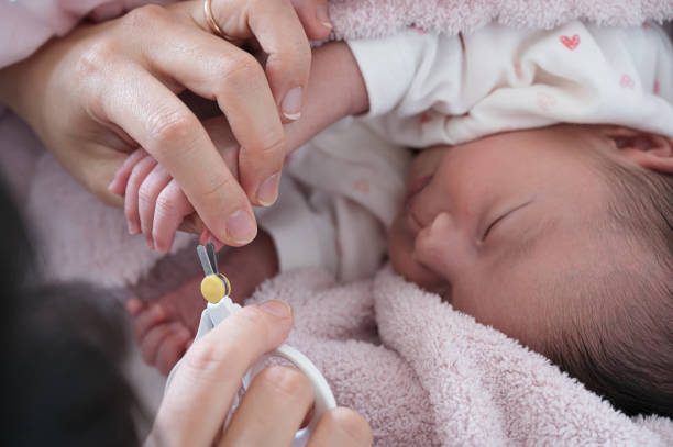 istock Cute japanese baby with mother 1483723889