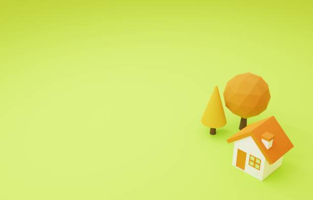 istock 3d image of a cute little house 1483733018
