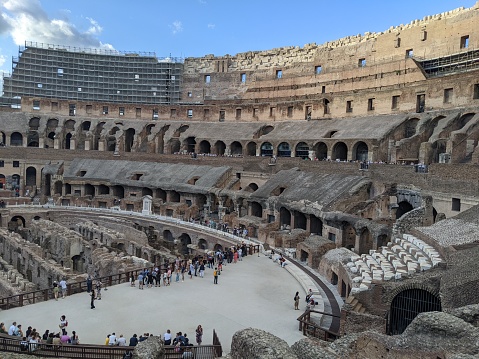 Colosseum amphitheatre in Rome, Italy