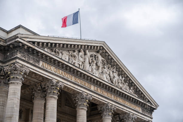 istock Pantheon building in Paris, France. 1483742152