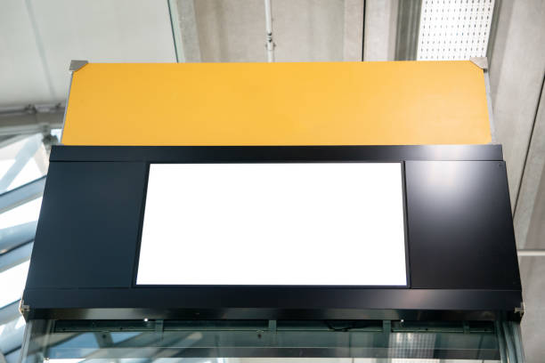 istock Blank advertising billboard in the Airport. 1483742394