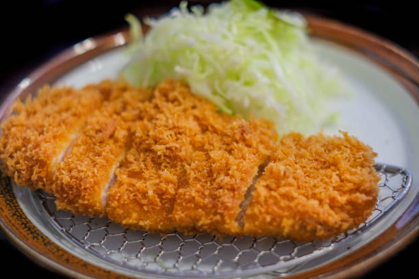 istock Tonkatsu set meal at a Japanese restaurant. 1483748167