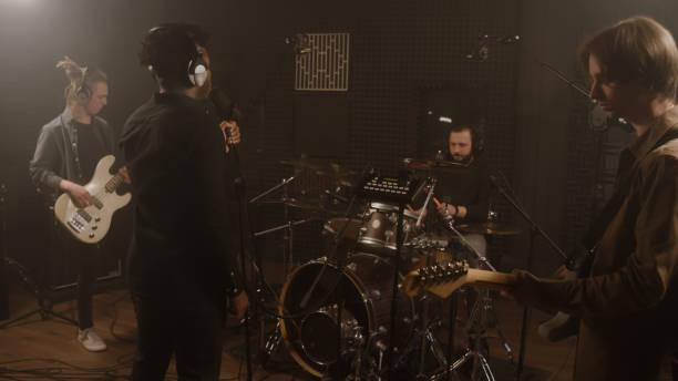 Recording Rocks 2,200+ Band Recording Studio Stock Photos, Pictures & Royalty-Free ...
