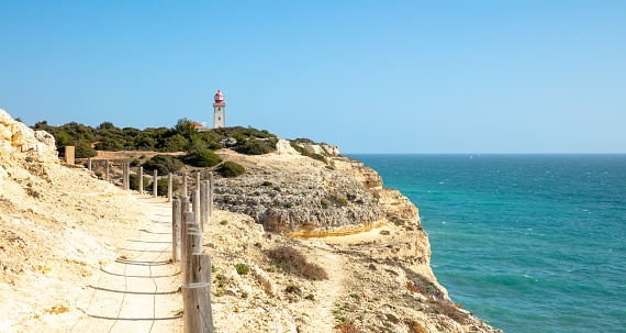 Algarve coast and lighthouse- Portugal