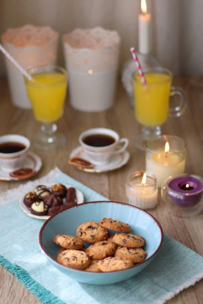 istock Chocolates, Cookies, Drinks and Candles 1483798972